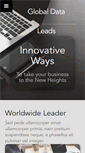 Mobile Screenshot of globaldataleads.com